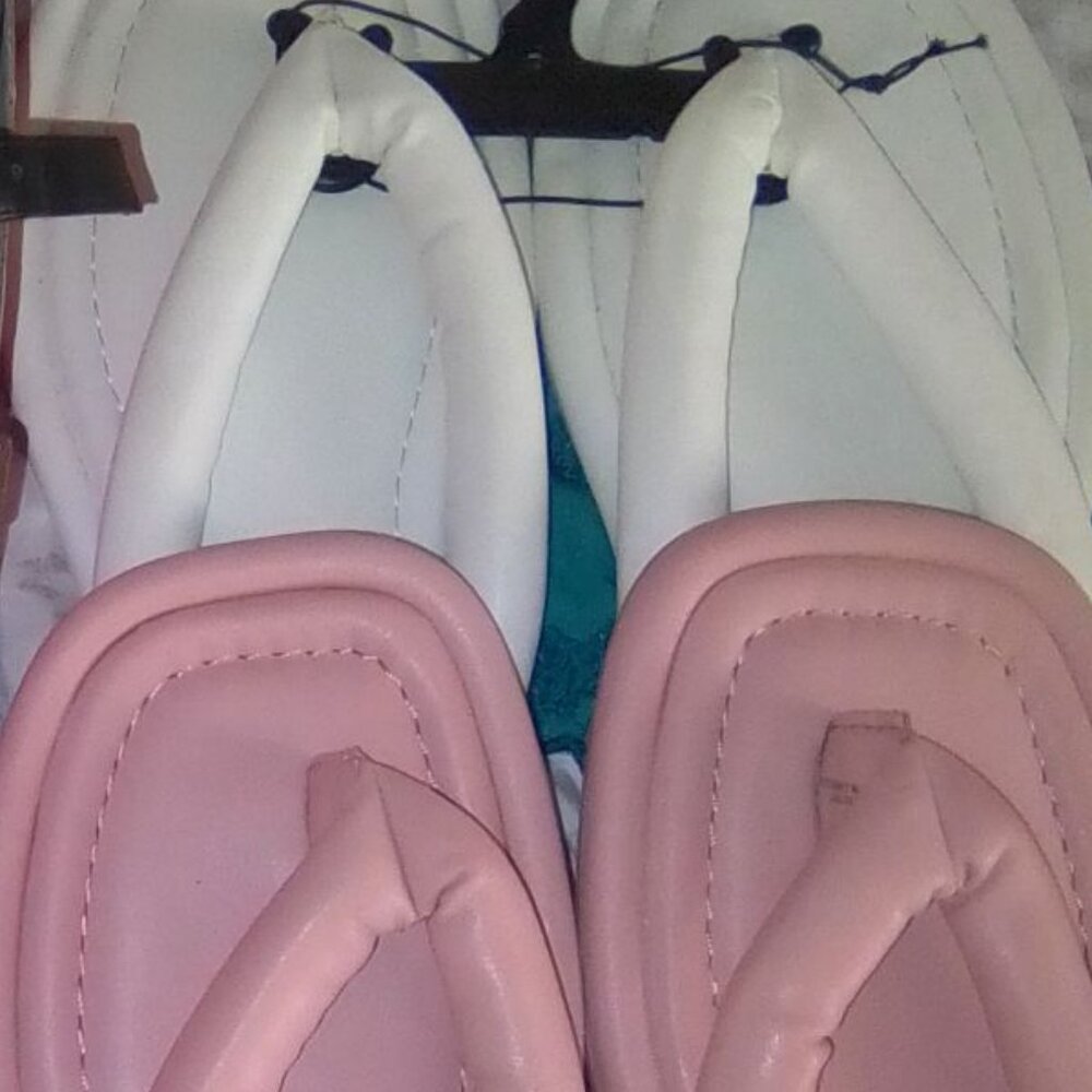 2 NEW PAIR OF SLIDE ON FLIP FLOPS!!